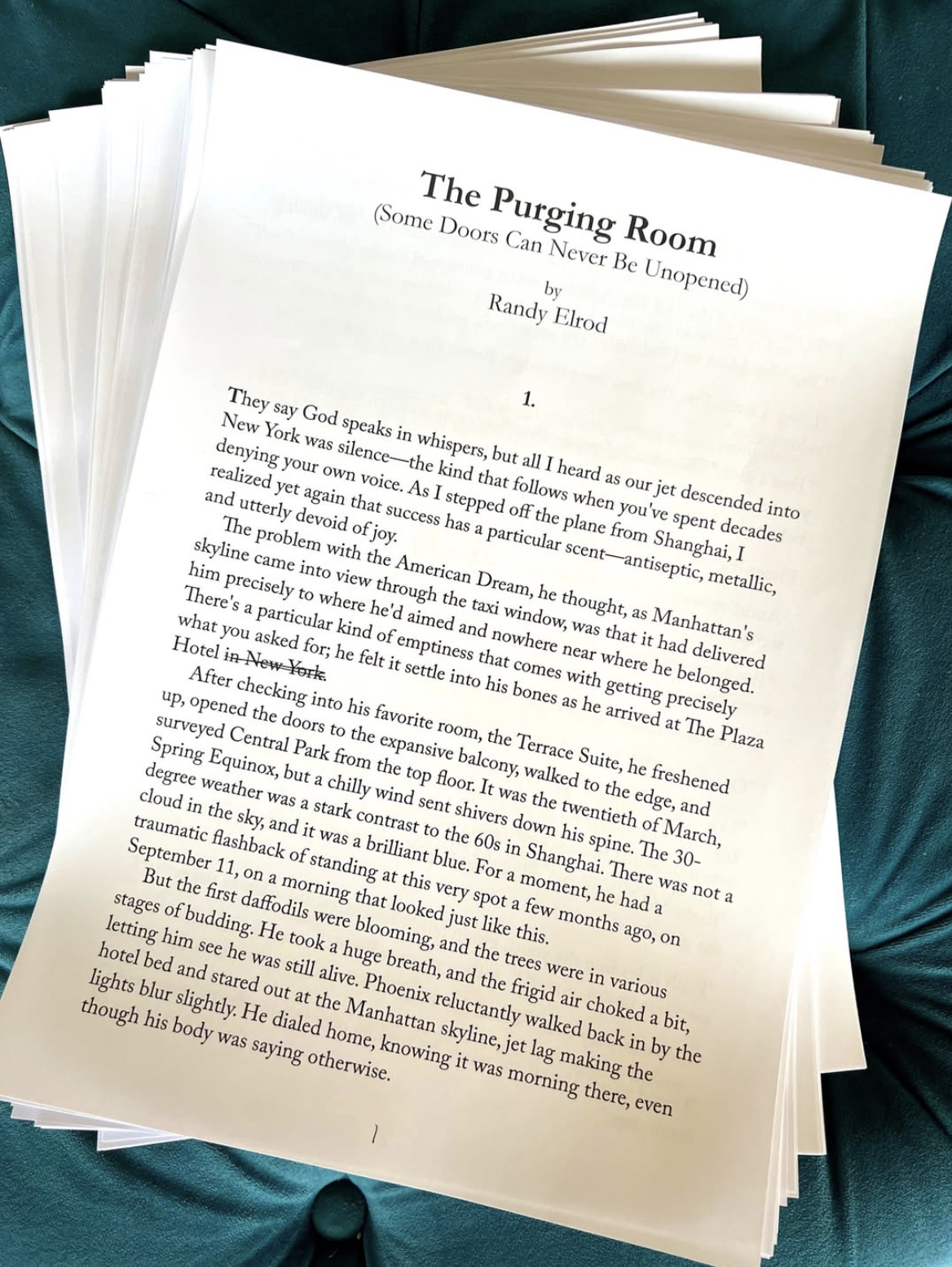 My First Novel is Here